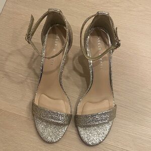Kelly & Katie Gold Heels